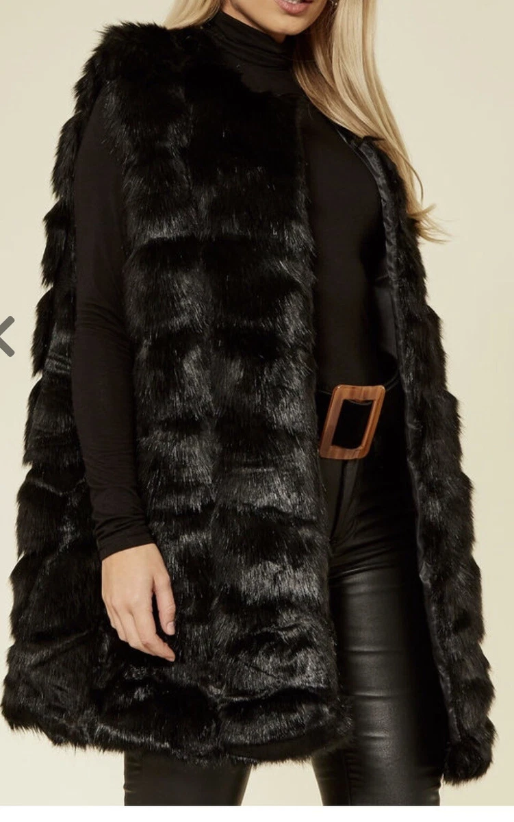 fur gilet plus