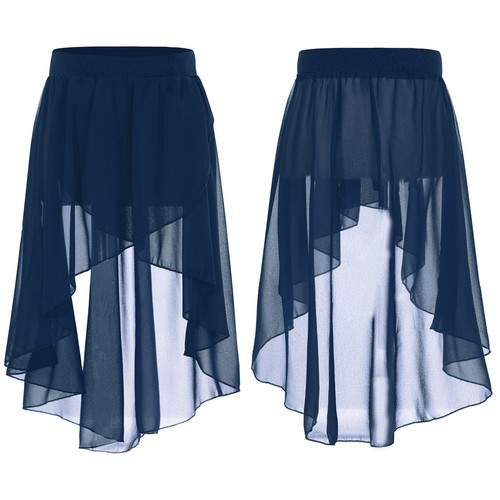 Kids Girls Skirts Dance Pettiskirt Roller Skirt Jazz Dress Class Costume Wrap - Picture 41 of 57