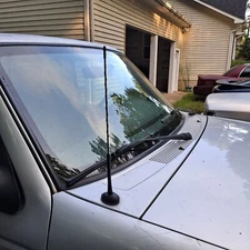 16" Black Antenna Mast Power Rod Radio AM/FM for FORD RANGER 1983-2011 Brand New