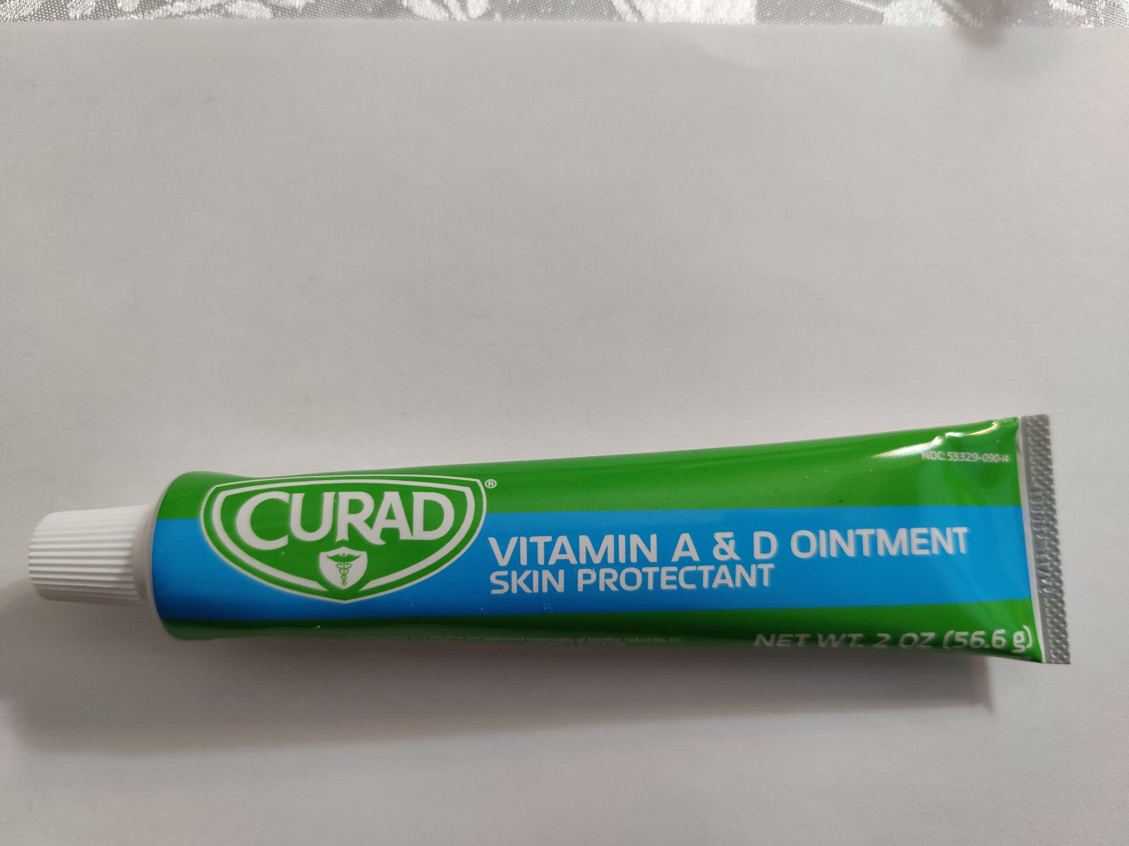 3 CURAD Vitamin A&D Ointment 2oz Tube Soothe Protect Moisturize Free