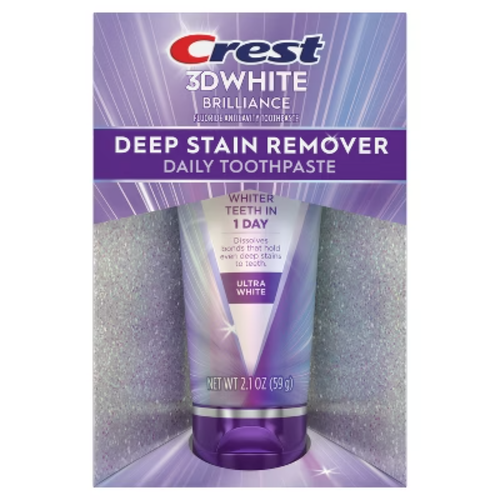 Crest 3D White Deep Stain Remover Daily Toothpaste - Ultra White - Picture 2 of 12