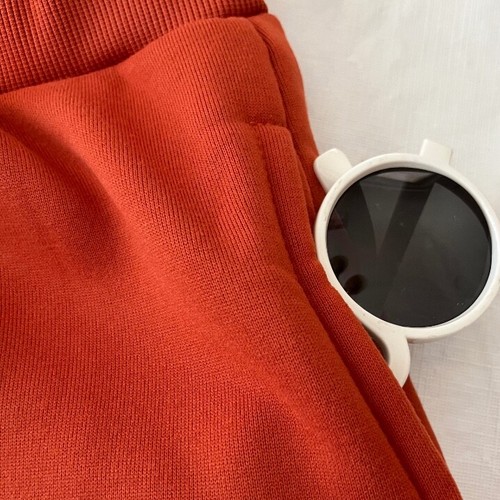 Chándal para mujer 2XL naranja quemado pantalones deportivos con cordón nuevo sin etiquetas bolsillos - Imagen 5 de 5