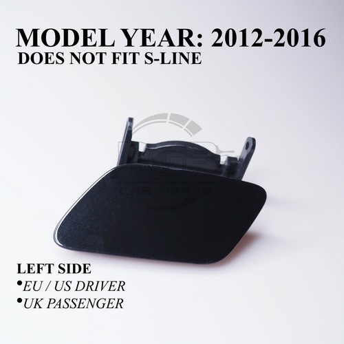 Audi Q5 8R 12-16 Headlight Washer Cover Linke Seite Original Phantom Schwarz Lz