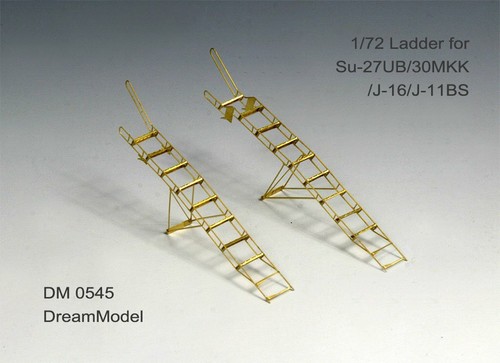 Dream DE-0545 1/72 Su-27UB/Su-30/Su-30MKK Ladder Photo Etches for Trumpeter - Picture 3 of 3