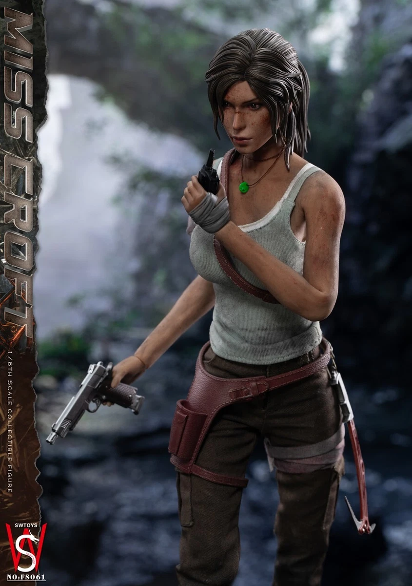In Stock SWtoys FS061 1/6 MISS CROFT Lara Action Figure Model