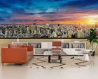 3D City Sky Sunset Landscape Self-adhesive Removable Wallpaper Murals 6