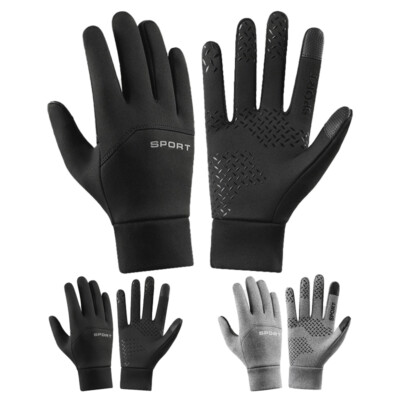 XO WINTER COLLECTION Men's Soft Polar Fleece Gloves Black XO WINTER COLLECTION Men's Soft Polar Fleece Gloves Black