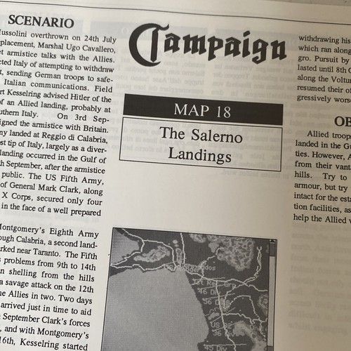Campaign: From North Africa to Northern Europe - Empire Game Manual And Box Only - Picture 13 of 15