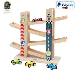 wooden car ramp toy