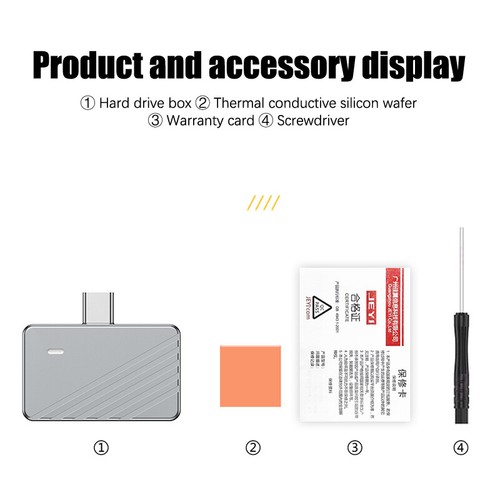 M.2 NVMe 2230 2242 SSD Enclosure USB-C Adapter Type-C 10Gbps USB3.2 Gen2 - Afbeelding 6 van 14