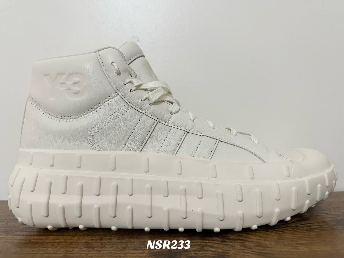 ADIDAS Y-3 GR.1P HIGH YOHJI YAMAMOTO OFF WHITE FZ6393 SIZE 8