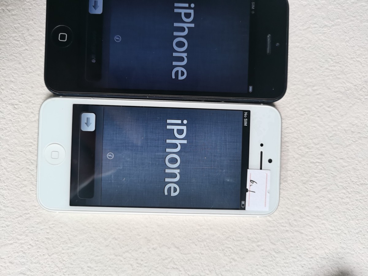 iPhone5 16GB SIMフリー ios 6 iOS 6 / iOS 7 Apple iPhone 5 Unlocked 16GB Black Silver Tested 100