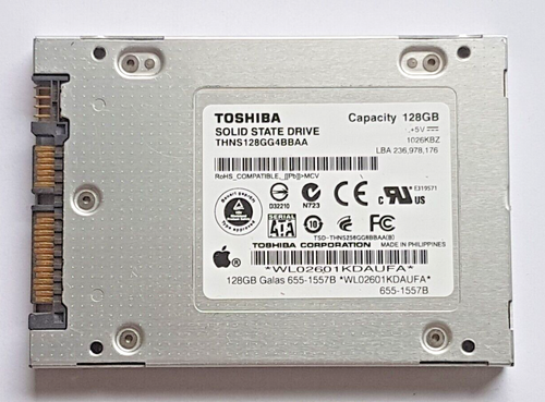 128 GB SATA II Toshiba HG2 Series THNS128GG4BBAA SSD MLC 2.5 " Internal Hard
