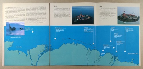 Pubblicità AIC Alaska Int'l Construction Beaufort Sea Gravel Islands 1984 stampa d'epoca - Foto 2 di 2