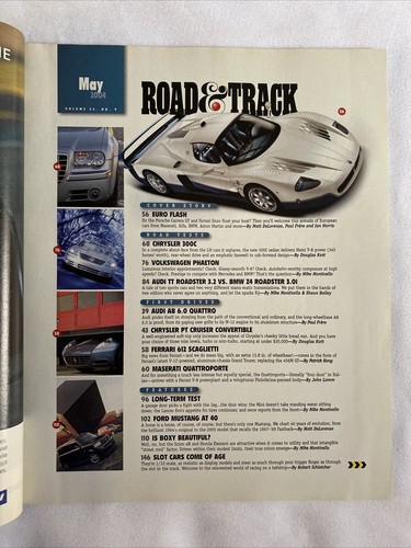 2004 May Road & Track Magazine Ferrari 612 Scag A V-12 Powered Machine (MH395) - Picture 2 of 3