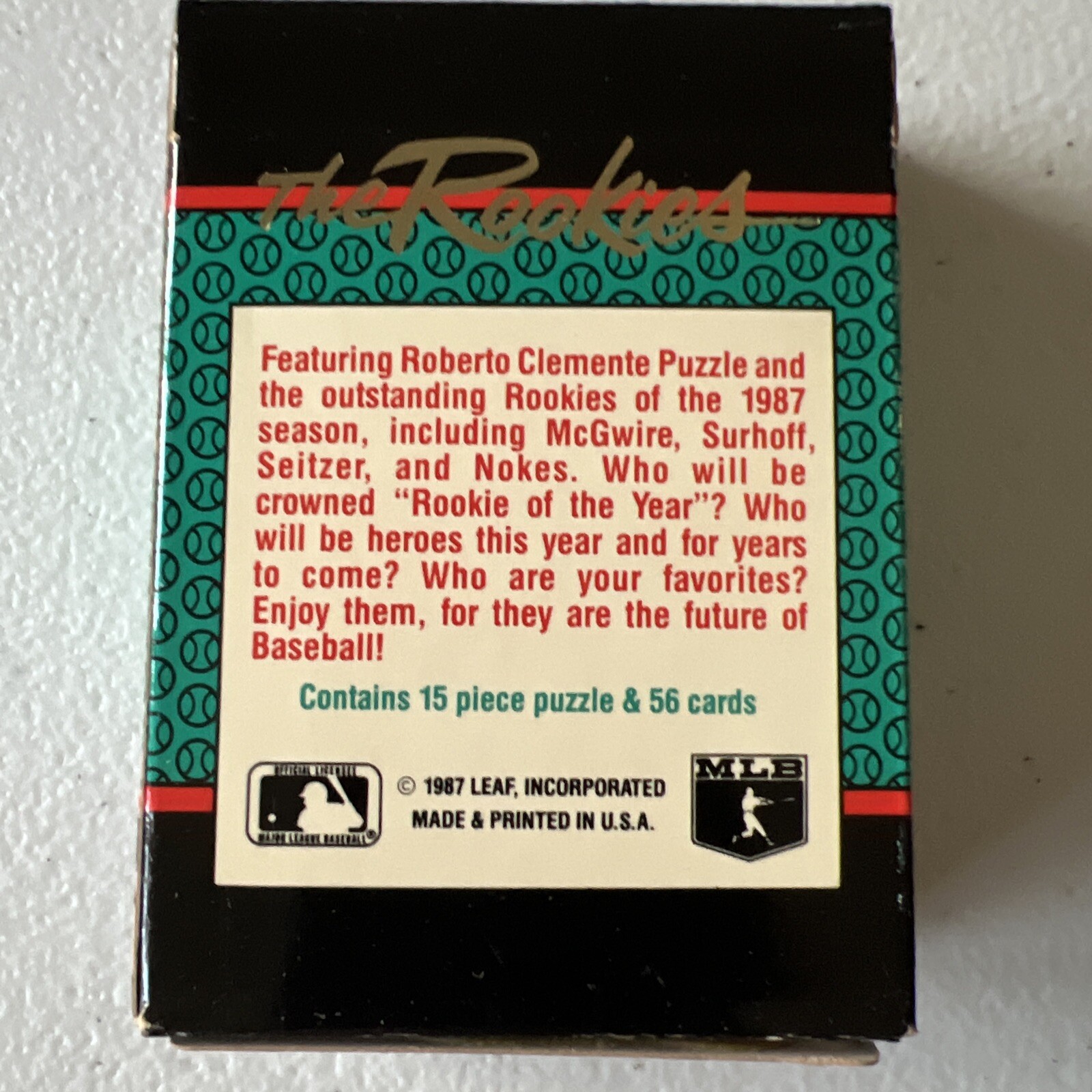 1987 Donruss The Rookies Factory Sealed Baseball Card Set McGwire,Maddux, & More - Picture 2 of 3
