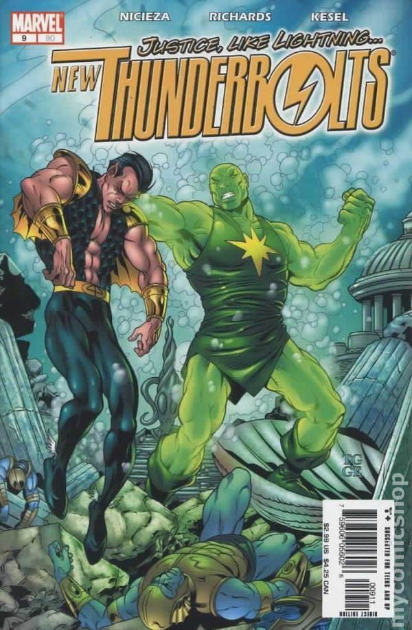 New Thunderbolts #9 FN 2005 Stock Image