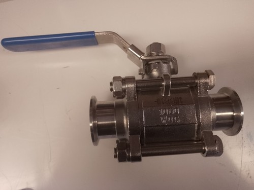 1 1/2" BSPT Threaded Full Port 2 piece Ball Valve Stainless Steel SS 316 - Picture 3 of 3