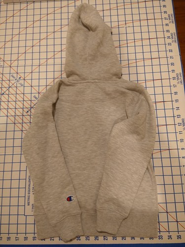 Boy's Champion Hoodie, Size 7, Gray - Picture 2 of 2