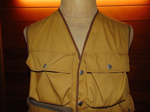 Vintage Columbia Sportswear Fishing Vest Shorty Wader Model Size Medium - Picture 2 of 7