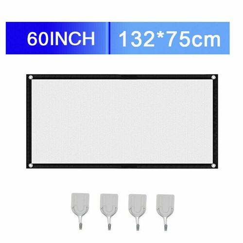 Foldable Portable Projector Screen 16:9 HD Outdoor Home 3D Movie Cinema Theater - Picture 14 of 17