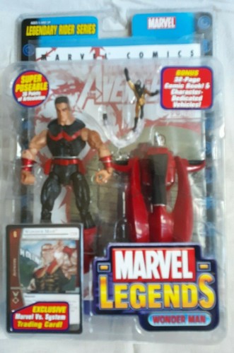 Wonder Man Marvel Legends Legendary Rider Series Plus Comic Book - Bild 1 von 4