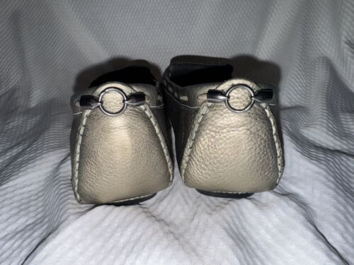 Cole Haan Women’s Jillie Moc Pewter Metallic 9 NIB Driving Mod - Picture 4 of 8