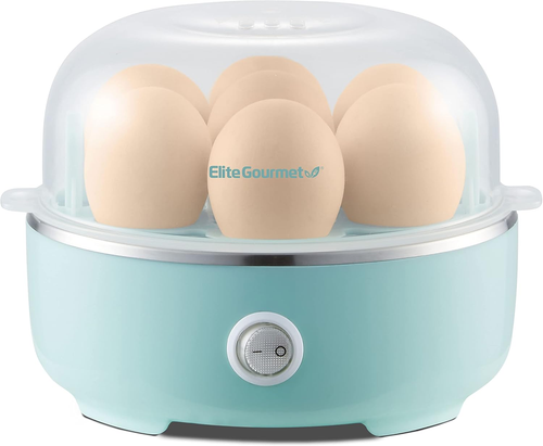 Electric Egg Cooker Boiler 7 Egg Steamer Non Stick Hard Boiled Auto-Off