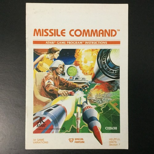 Missile Command Atari 2600 nur Bedienungsanleitung - Bild 1 von 6