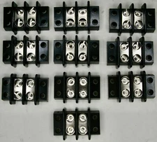 2-141 Style BEAU 18000 Series 2 Pos  Barrier Strip Lot of 10