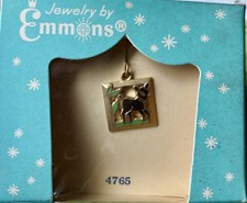 Vintage Harpers Bazaar Bracelet,NIB,Emmons,1960 Deer Charm,Enamel Bambi NOS G88