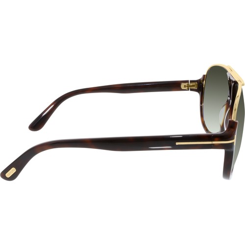 Tom Ford FT0334 56K Pilotenbrille braun grüne Gläser mit Farbverlauf authentisch neu - Bild 3 von 5