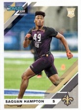 2019 Donruss #288 Saquan Hampton New Orleans Saints
