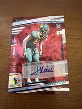 Jalen Pitre 2022 Prestige Xtra Points Platinum Auto 7/10 RC Football Card Ravens