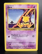 Pokémon TCG - ABRA - 65/130 - Unlimited - WOTC - Base Set 2 (2000) - NM+