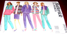 Butterick Pattern # 3081 - Women's Jacket, Vest, Skirt, Pants - Size L-XL - NEW