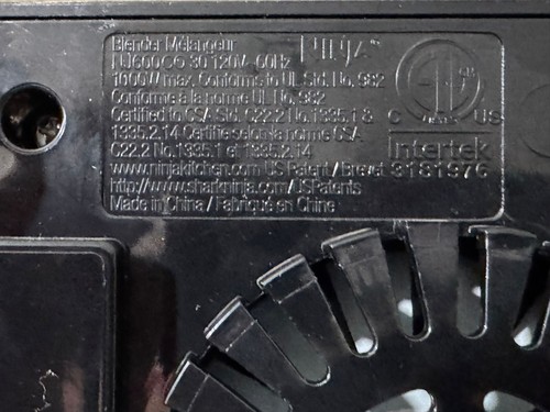 Ninja Professional Performance Power Blender NJ600CO Motor Base 1000 Watts - Picture 5 of 5