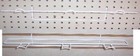 Store Display Fixtures 2 Peghook Loop Peg Display Racks 17.5" long x 4" deep