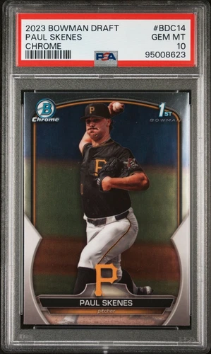 Paul Skenes 2023 1st Bowman Draft #BDC-14 PSA 10