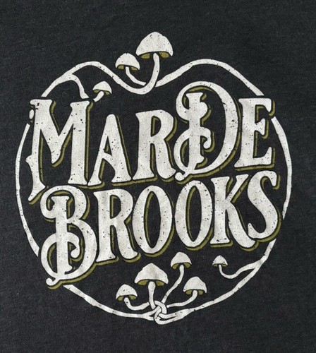 Camiseta Grande Marde Brooks Para Hombres Concierto Banda Folclórica Americana Gris Oscuro L Usada en Excelente Condición - Imagen 2 de 7