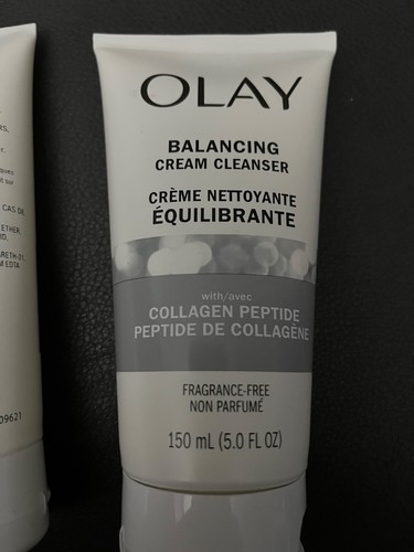 Lot of 2 OLAY Balancing Cream Cleanser w/ Collagen Peptide 5 oz. each - Picture 2 of 4