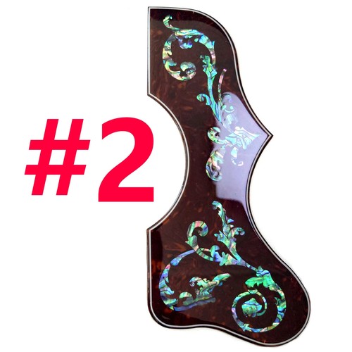 J200 Acoustic Guitar Pickguard for Gibson 41-42"Abalone Inlay 2mm Self-Adhesive - Picture 8 of 35