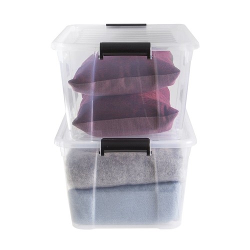 Contenitore Plast Team 30L trasparente coperchio 22320803 - Foto 6 di 9