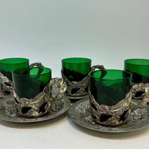 Vintage Japanese 10 Piece Tea Set Y in Yatch Yamatogumi - Picture 5 of 6