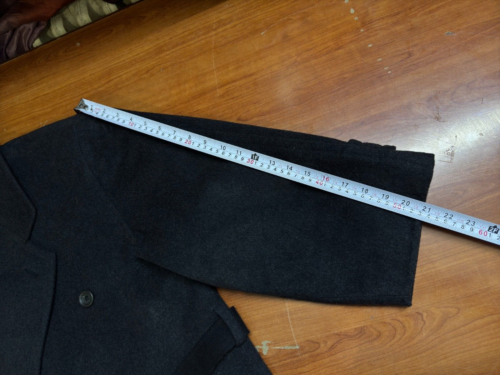 Vintage Double Breasted bespoke Classic Belted Wool cashmere OverCoat 46S 48S - Picture 15 of 24