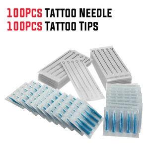 100PCS-Sterile-Disposable-Tattoo-Nozzle-Tips-Needle-Tube-Gun-Machine-Mix-RL-RS-M
