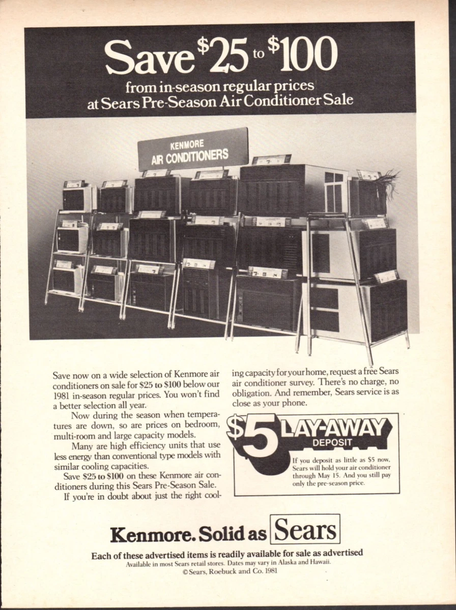 Sears air conditioning deals