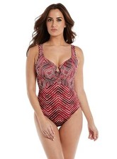 Miraclesuit Babylon Crisscross Escape One-Piece Swimsuit L77827 Womens Size 10