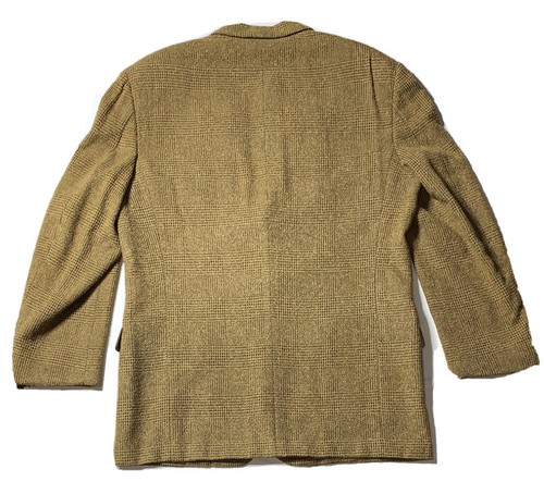 ジャケット Valentino Wool and silk single-breasted jacket Single-breasted Wool Blend Jacket With Check Pattern for Man