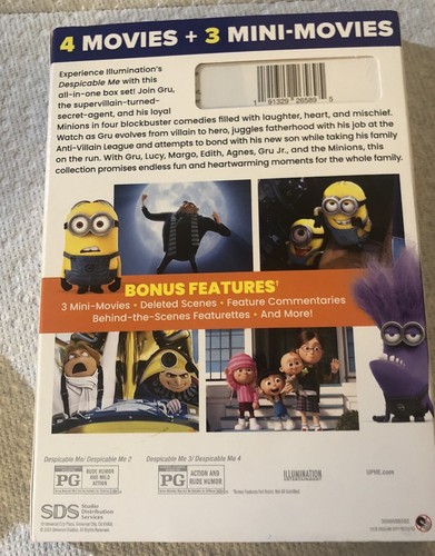 Illuminations Despicable Me 4-Movie Collection New - Picture 2 of 5
